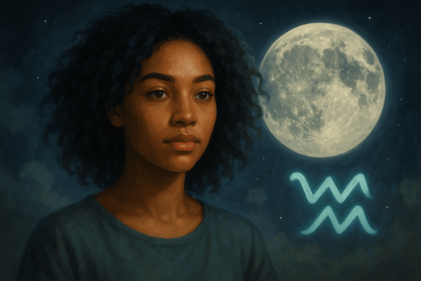 Mi Luna en Acuario: cuando el alma necesita espacio para sentir diferente - Zayra Mo
