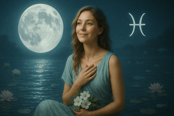 Mi Luna en Piscis: cuando el alma siente lo invisible y llora por el mundo entero - Zayra Mo