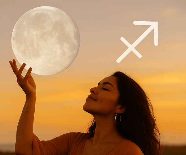 Mi Luna en Sagitario: el alma que vino a expandirse sin fronteras emocionales - Zayra Mo
