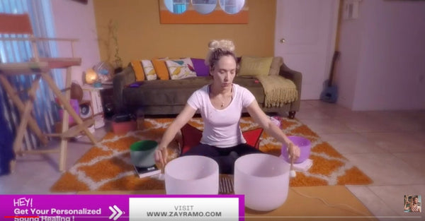 Video Sonoterapia : Este es un gran momento para meditar! - Zayra Mo